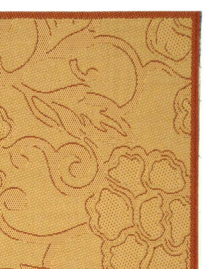 Safavieh Cy2726 Power Loomed 85.4% Polypropylene/10.4% Polyester/4.2% Latex Outdoor Rug CY2726-3201-4