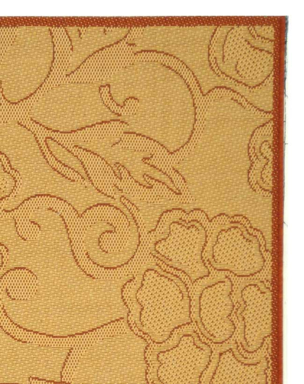 Safavieh Cy2726 Power Loomed 85.4% Polypropylene/10.4% Polyester/4.2% Latex Outdoor Rug CY2726-3201-4