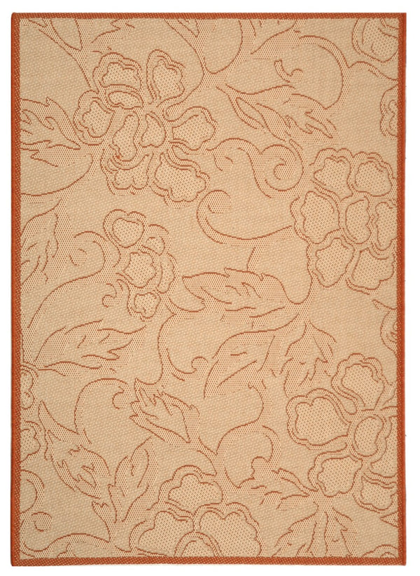 Safavieh Cy2726 Power Loomed 85.4% Polypropylene/10.4% Polyester/4.2% Latex Outdoor Rug CY2726-3201-4