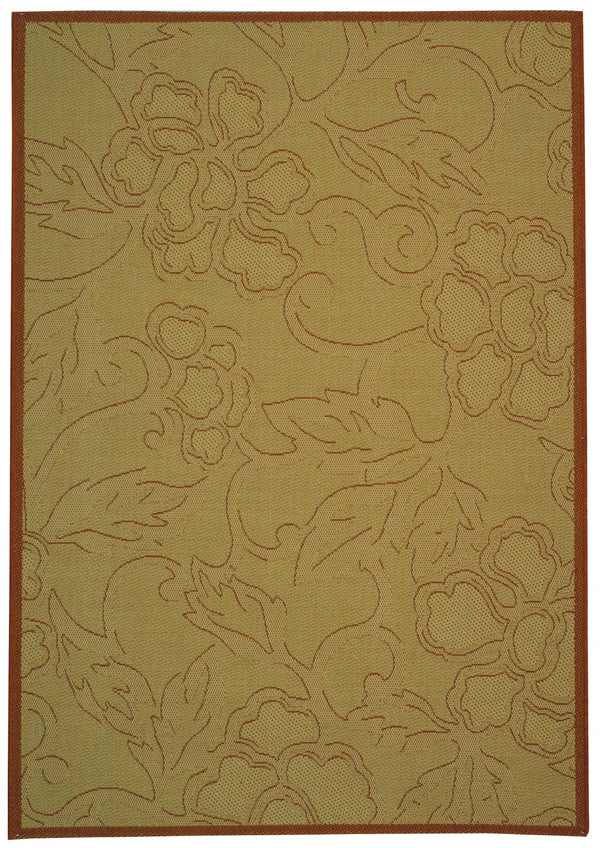 Safavieh Cy2726 Power Loomed 85.4% Polypropylene/10.4% Polyester/4.2% Latex Outdoor Rug CY2726-3201-3