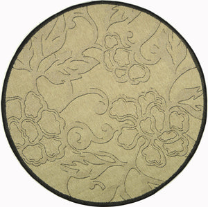 Safavieh Cy2726 Power Loomed 85.4% Polypropylene/10.4% Polyester/4.2% Latex Outdoor Rug CY2726-3901-5R