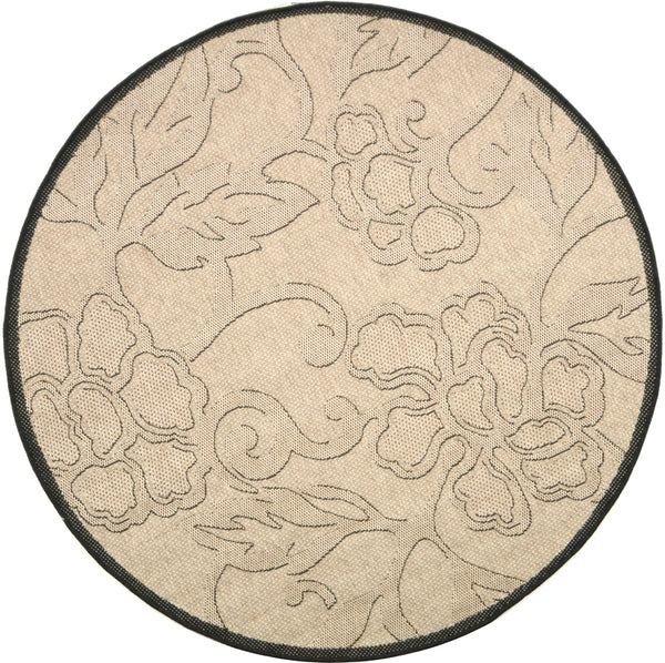 Safavieh Cy2726 Power Loomed 85.4% Polypropylene/10.4% Polyester/4.2% Latex Outdoor Rug CY2726-3901-5R