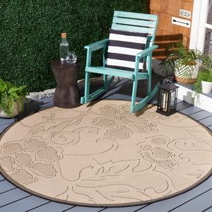 Safavieh Cy2726 Power Loomed 85.4% Polypropylene/10.4% Polyester/4.2% Latex Outdoor Rug CY2726-3901-210