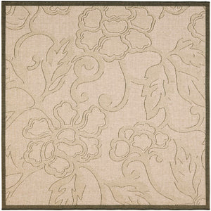 Safavieh Cy2726 Power Loomed 85.4% Polypropylene/10.4% Polyester/4.2% Latex Outdoor Rug CY2726-3901-210