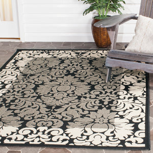 Safavieh Cy2727 Power Loomed 85.4% Polypropylene/10.4% Polyester/4.2% Latex Outdoor Rug CY2727-3908-4