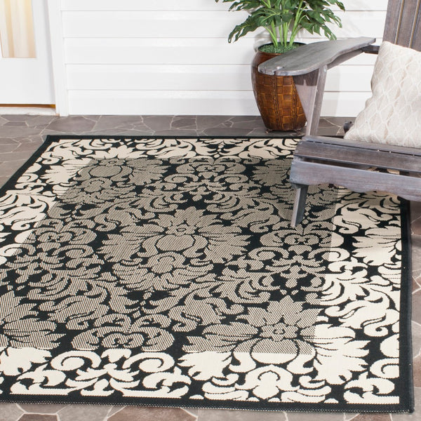 Safavieh Cy2727 Power Loomed 85.4% Polypropylene/10.4% Polyester/4.2% Latex Outdoor Rug CY2727-3908-4