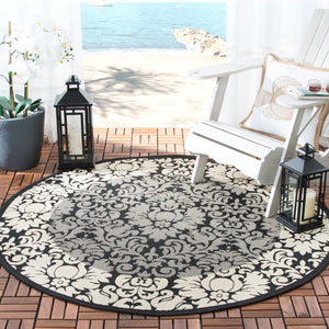 Safavieh Cy2727 Power Loomed 85.4% Polypropylene/10.4% Polyester/4.2% Latex Outdoor Rug CY2727-3908-5R