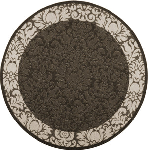 Safavieh Cy2727 Power Loomed 85.4% Polypropylene/10.4% Polyester/4.2% Latex Outdoor Rug CY2727-3908-5R