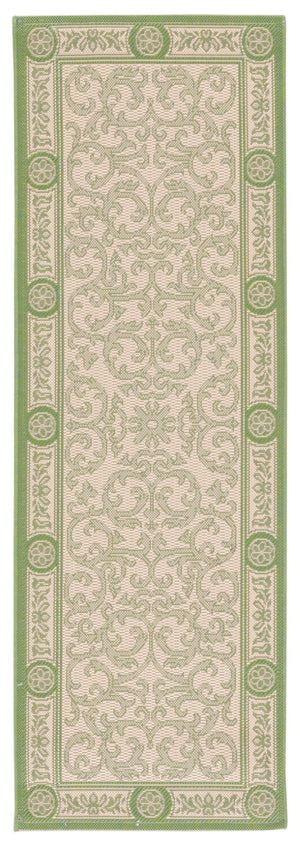 Safavieh Cy2829 Power Loomed 85.4% Polypropylene/10.4% Polyester/4.2% Latex Outdoor Rug CY2829-1E01-27