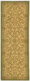 Safavieh Cy2829 Power Loomed 85.4% Polypropylene/10.4% Polyester/4.2% Latex Outdoor Rug CY2829-1E01-27