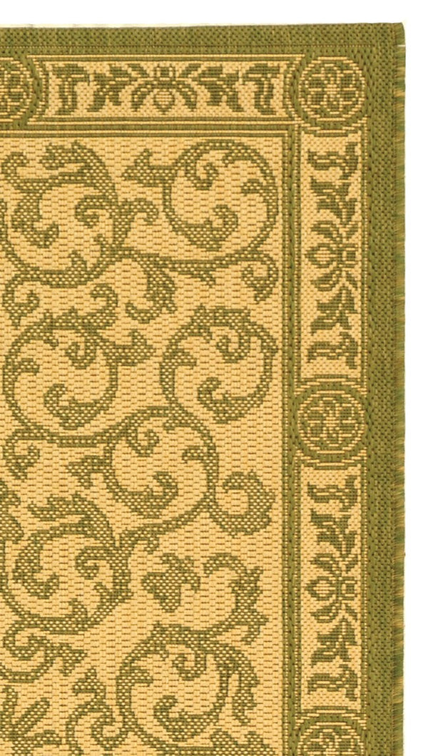 Safavieh Cy2829 Power Loomed 85.4% Polypropylene/10.4% Polyester/4.2% Latex Outdoor Rug CY2829-1E01-3