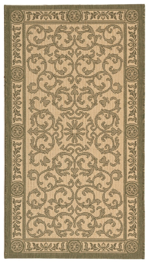 Safavieh Cy2829 Power Loomed 85.4% Polypropylene/10.4% Polyester/4.2% Latex Outdoor Rug CY2829-1E01-3