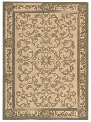 Safavieh Cy2829 Power Loomed 85.4% Polypropylene/10.4% Polyester/4.2% Latex Outdoor Rug CY2829-1E01-4