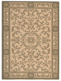 Safavieh Cy2829 Power Loomed 85.4% Polypropylene/10.4% Polyester/4.2% Latex Outdoor Rug CY2829-1E01-4