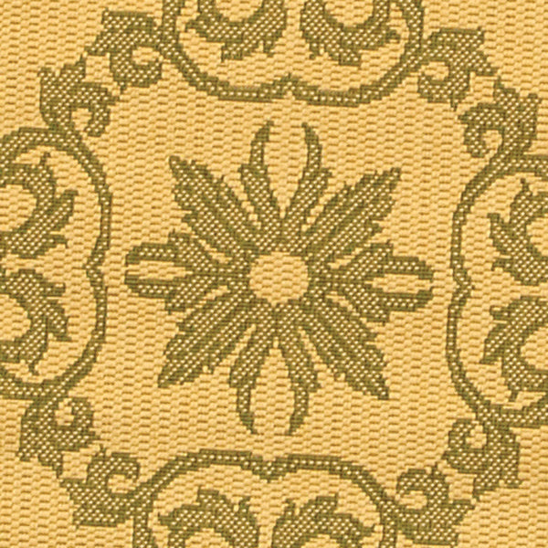 Safavieh Cy2829 Power Loomed 85.4% Polypropylene/10.4% Polyester/4.2% Latex Outdoor Rug CY2829-1E01-5R