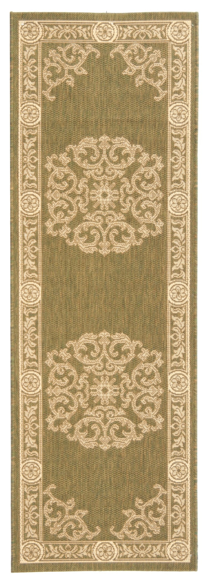 Safavieh Cy2914 Power Loomed 85.4% Polypropylene/10.4% Polyester/4.2% Latex Outdoor Rug CY2914-1E06-4
