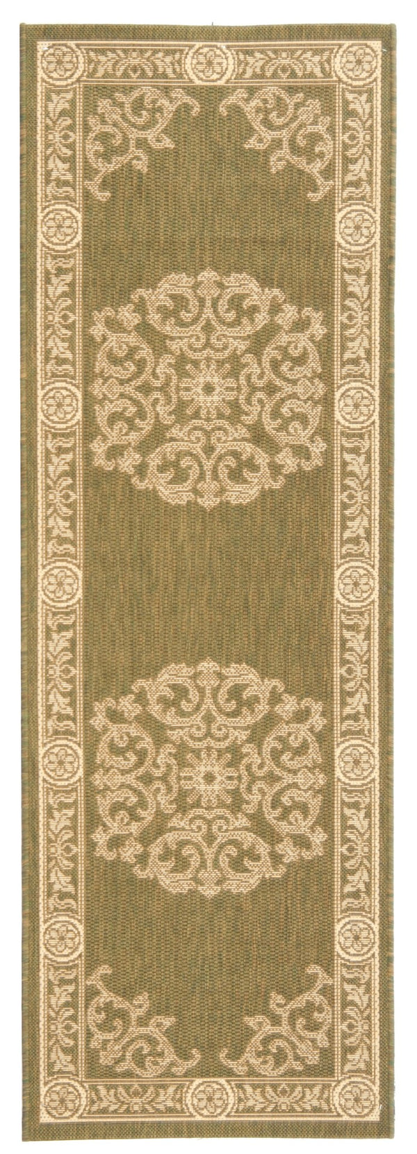 Safavieh Cy2914 Power Loomed 85.4% Polypropylene/10.4% Polyester/4.2% Latex Outdoor Rug CY2914-1E06-4
