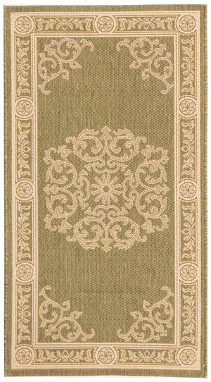 Safavieh Cy2914 Power Loomed 85.4% Polypropylene/10.4% Polyester/4.2% Latex Outdoor Rug CY2914-1E06-4