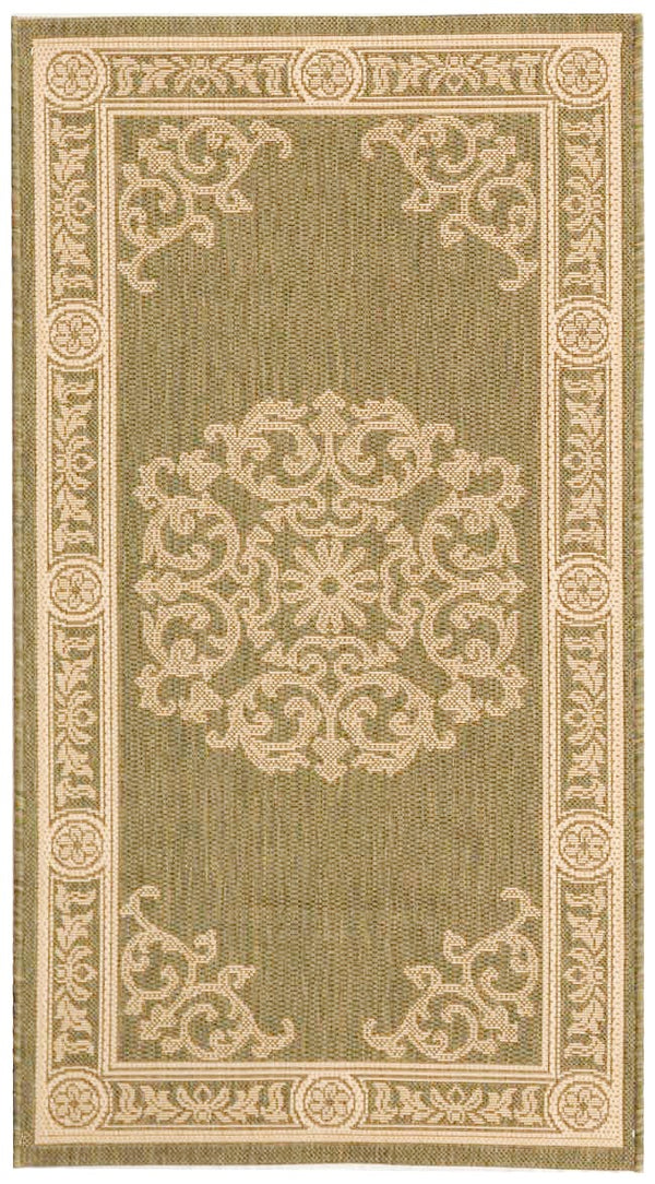 Safavieh Cy2914 Power Loomed 85.4% Polypropylene/10.4% Polyester/4.2% Latex Outdoor Rug CY2914-1E06-4
