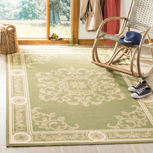 Safavieh Cy2914 Power Loomed 85.4% Polypropylene/10.4% Polyester/4.2% Latex Outdoor Rug CY2914-1E06-4
