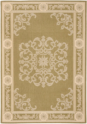 Safavieh Cy2914 Power Loomed 85.4% Polypropylene/10.4% Polyester/4.2% Latex Outdoor Rug CY2914-1E06-4