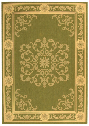 Safavieh Cy2914 Power Loomed 85.4% Polypropylene/10.4% Polyester/4.2% Latex Outdoor Rug CY2914-1E06-4