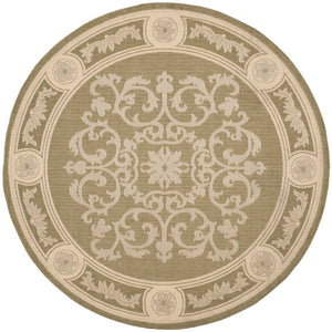 Safavieh Cy2914 Power Loomed 85.4% Polypropylene/10.4% Polyester/4.2% Latex Outdoor Rug CY2914-1E06-4