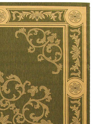 Safavieh Cy2914 Power Loomed 85.4% Polypropylene/10.4% Polyester/4.2% Latex Outdoor Rug CY2914-1E06-4