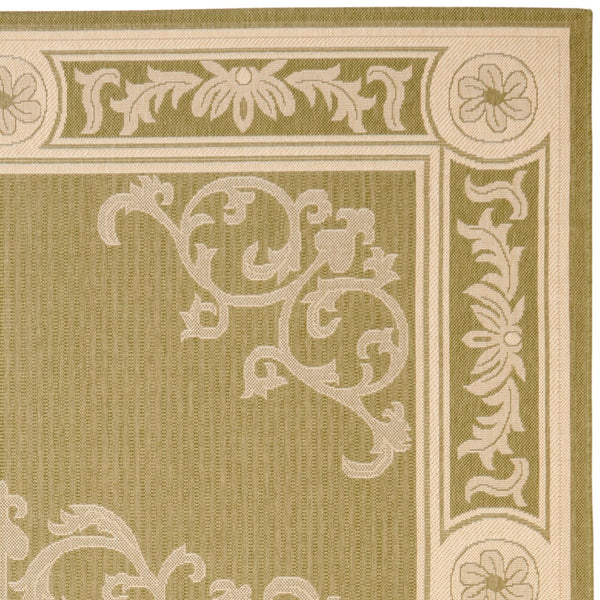 Safavieh Cy2914 Power Loomed 85.4% Polypropylene/10.4% Polyester/4.2% Latex Outdoor Rug CY2914-1E06-4