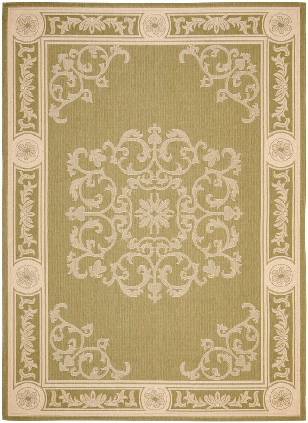 Safavieh Cy2914 Power Loomed 85.4% Polypropylene/10.4% Polyester/4.2% Latex Outdoor Rug CY2914-1E06-4