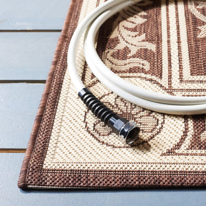 Safavieh Cy2914 Power Loomed 85.4% Polypropylene/10.4% Polyester/4.2% Latex Outdoor Rug CY2914-3409-4