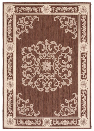 Safavieh Cy2914 Power Loomed 85.4% Polypropylene/10.4% Polyester/4.2% Latex Outdoor Rug CY2914-3409-4