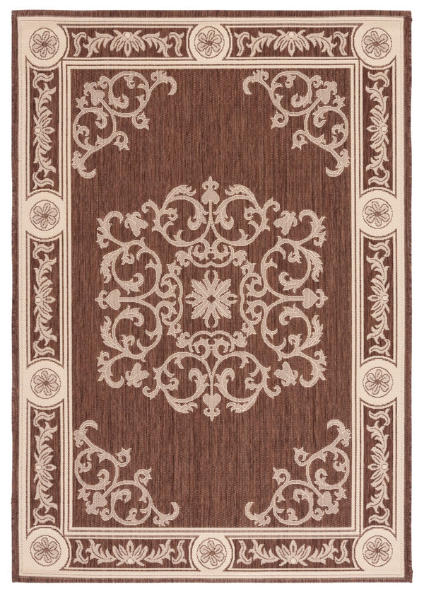 Safavieh Cy2914 Power Loomed 85.4% Polypropylene/10.4% Polyester/4.2% Latex Outdoor Rug CY2914-3409-4