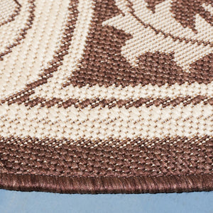 Safavieh Cy2914 Power Loomed 85.4% Polypropylene/10.4% Polyester/4.2% Latex Outdoor Rug CY2914-3409-4