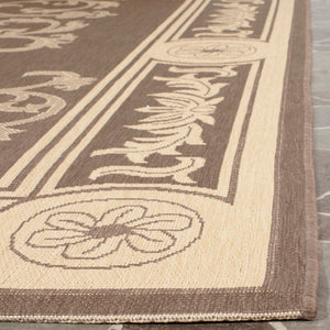 Safavieh Cy2914 Power Loomed 85.4% Polypropylene/10.4% Polyester/4.2% Latex Outdoor Rug CY2914-3409-4