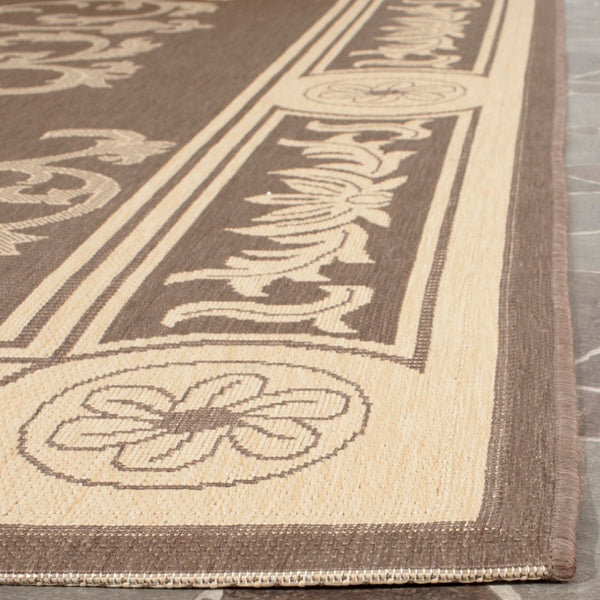 Safavieh Cy2914 Power Loomed 85.4% Polypropylene/10.4% Polyester/4.2% Latex Outdoor Rug CY2914-3409-4