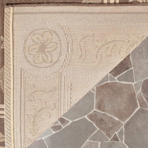 Safavieh Cy2914 Power Loomed 85.4% Polypropylene/10.4% Polyester/4.2% Latex Outdoor Rug CY2914-3409-4