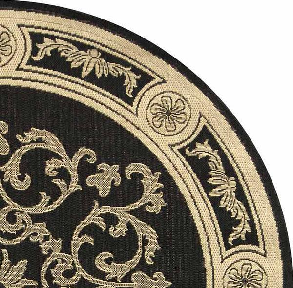 Safavieh Cy2914 Power Loomed 85.4% Polypropylene/10.4% Polyester/4.2% Latex Outdoor Rug CY2914-3908-5R