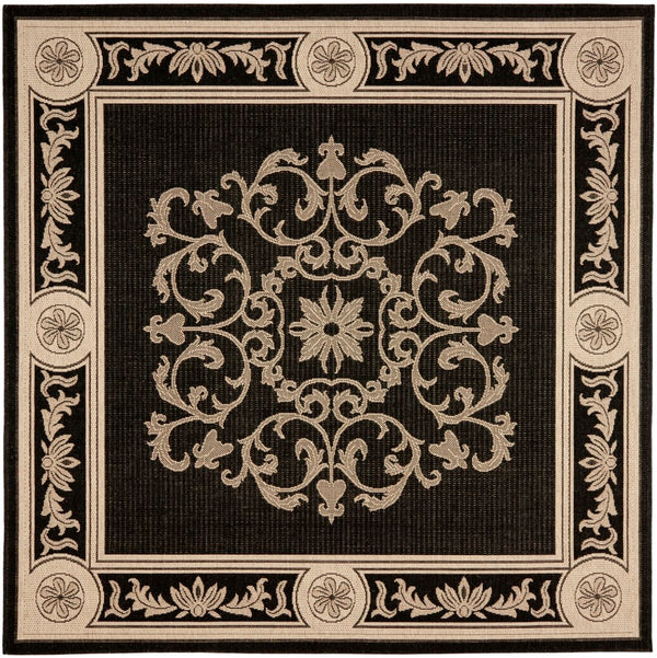 Safavieh Cy2914 Power Loomed 85.4% Polypropylene/10.4% Polyester/4.2% Latex Outdoor Rug CY2914-3908-4