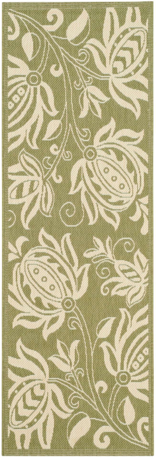 Safavieh Cy2961 Power Loomed 85.4% Polypropylene/10.4% Polyester/4.2% Latex Outdoor Rug CY2961-1E06-3