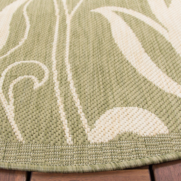 Safavieh Cy2961 Power Loomed 85.4% Polypropylene/10.4% Polyester/4.2% Latex Outdoor Rug CY2961-1E06-5R