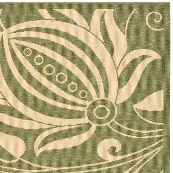 Safavieh Cy2961 Power Loomed 85.4% Polypropylene/10.4% Polyester/4.2% Latex Outdoor Rug CY2961-1E06-3