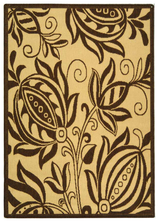 Safavieh Cy2961 Power Loomed 85.4% Polypropylene/10.4% Polyester/4.2% Latex Outdoor Rug CY2961-3001-4