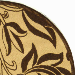 Safavieh Cy2961 Power Loomed 85.4% Polypropylene/10.4% Polyester/4.2% Latex Outdoor Rug CY2961-3001-5R