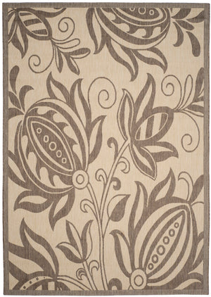 Safavieh Cy2961 Power Loomed 85.4% Polypropylene/10.4% Polyester/4.2% Latex Outdoor Rug CY2961-3001-210