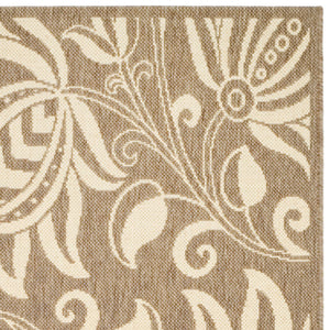 Safavieh Cy2961 Power Loomed 85.4% Polypropylene/10.4% Polyester/4.2% Latex Outdoor Rug CY2961-3009-4