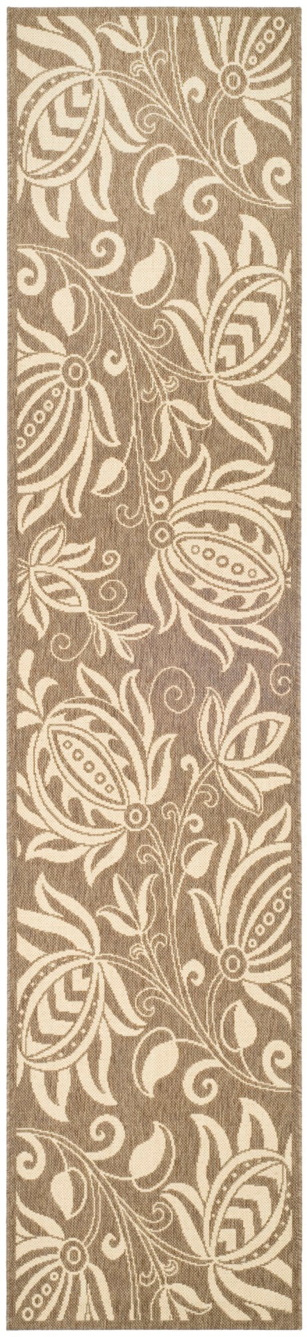 Safavieh Cy2961 Power Loomed 85.4% Polypropylene/10.4% Polyester/4.2% Latex Outdoor Rug CY2961-3009-4