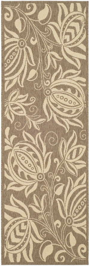 Safavieh Cy2961 Power Loomed 85.4% Polypropylene/10.4% Polyester/4.2% Latex Outdoor Rug CY2961-3009-4