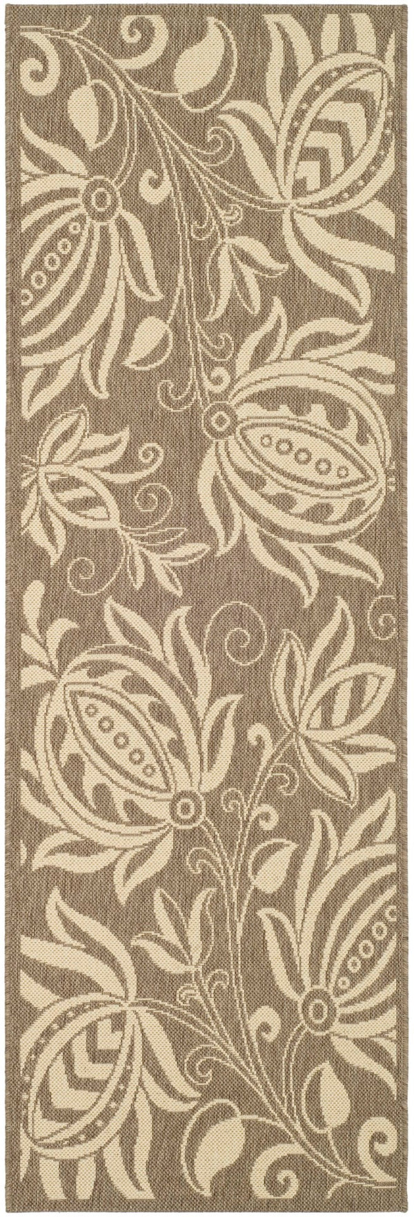 Safavieh Cy2961 Power Loomed 85.4% Polypropylene/10.4% Polyester/4.2% Latex Outdoor Rug CY2961-3009-4