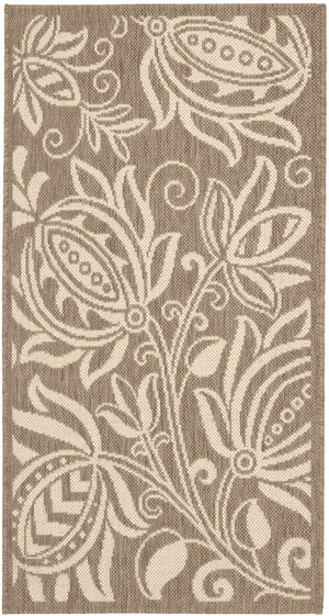 Safavieh Cy2961 Power Loomed 85.4% Polypropylene/10.4% Polyester/4.2% Latex Outdoor Rug CY2961-3009-4